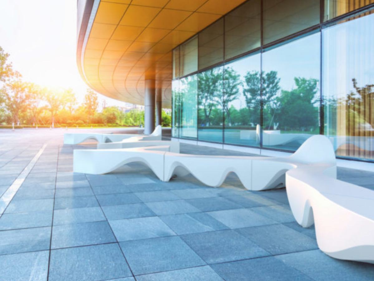 industrial park benches